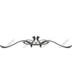  Elegant interwoven decorative border