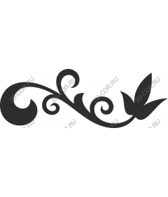  Elegant floral pattern