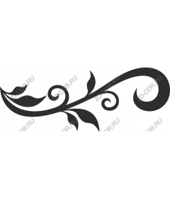 Floral swirl