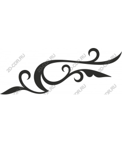  Elegant decorative curl