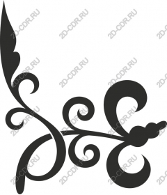  Elegant floral pattern
