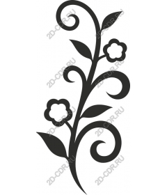  Elegant floral vine
