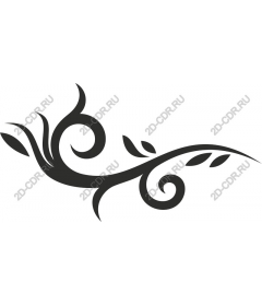  Elegant floral pattern