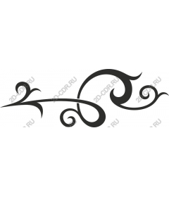  Elegant floral ornament