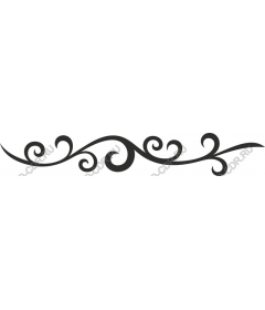  Elegant decorative curl