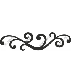  Elegant ornamental curl