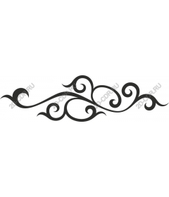  Elegant twisted decorative scroll