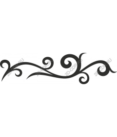 Floral swirl