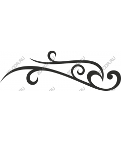  Elegant swirling pattern