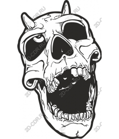 The demonic skull icon
