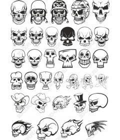 Skull Collection-40 Edgy s