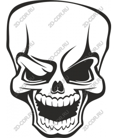  Menacing skull