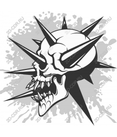  Brutal skull spike