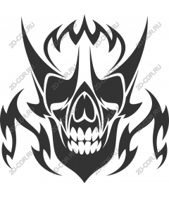 Tribal skull