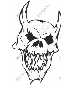 Menacing skull