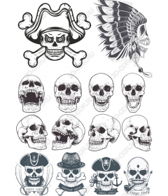 The Skull and the Pirate Set