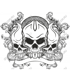  Menacing Skull Trio
