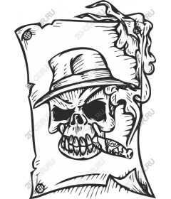  Fyodor bold skull