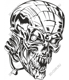  Menacing skull