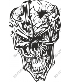  Menacing skull