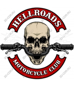  Логотип мотоклуба Hellroads