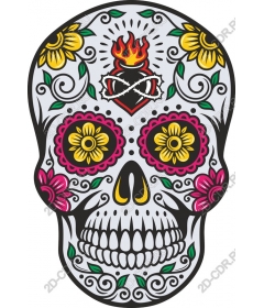  Bright sugar skull