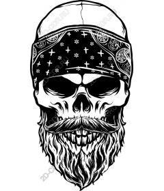 Rough skull bandana