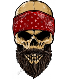 Rebel skull bandana
