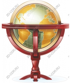 Vintage globe