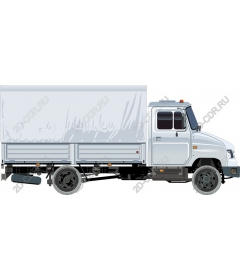  Classic white delivery truck