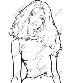  Elegant female figure