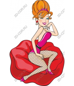 Glam retro diva