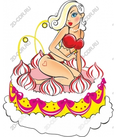 Glamorous cake-diva