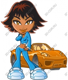  Gorgeous female racer