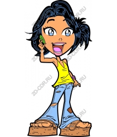 Cheerful young woman