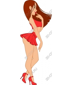  Chic red dress