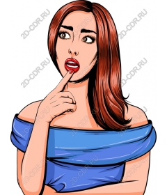  Elegant thoughtful woman