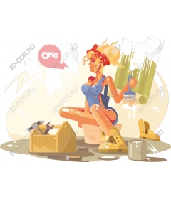 Игривая художница