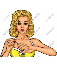 Glamorous retro-nail Polish