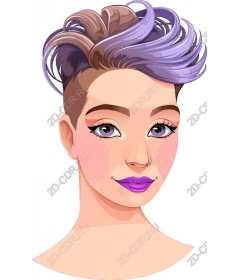  Bright modern woman