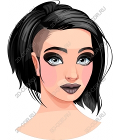  Bold, dramatic female portrait