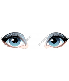  Elegant blue eyes