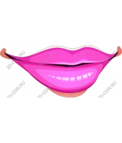  Juicy pink lips