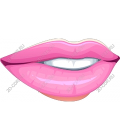  Juicy pink lips