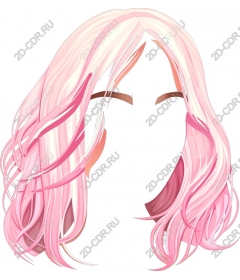  Bright pink hair