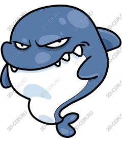  Cheeky cartoon shark
