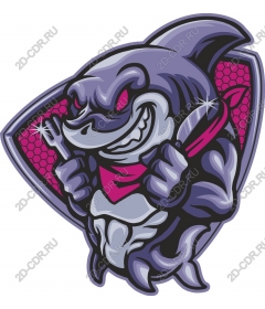  Character Rugged Shark