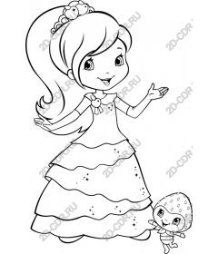  Adorable Princess and her companion — strawberry