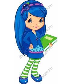 Cheerful animated character