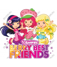 Strawberry cake "Berries are Best friends"